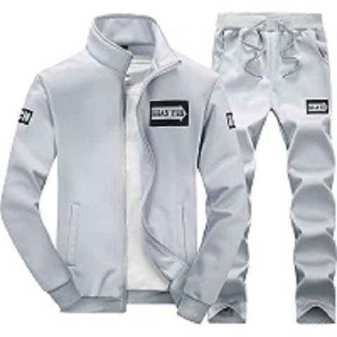 Men's Casual Tracksuit Set - Long Sleeve Jacket & Pants, 2 - Piece Sweatsuit - product type - NovaVisio