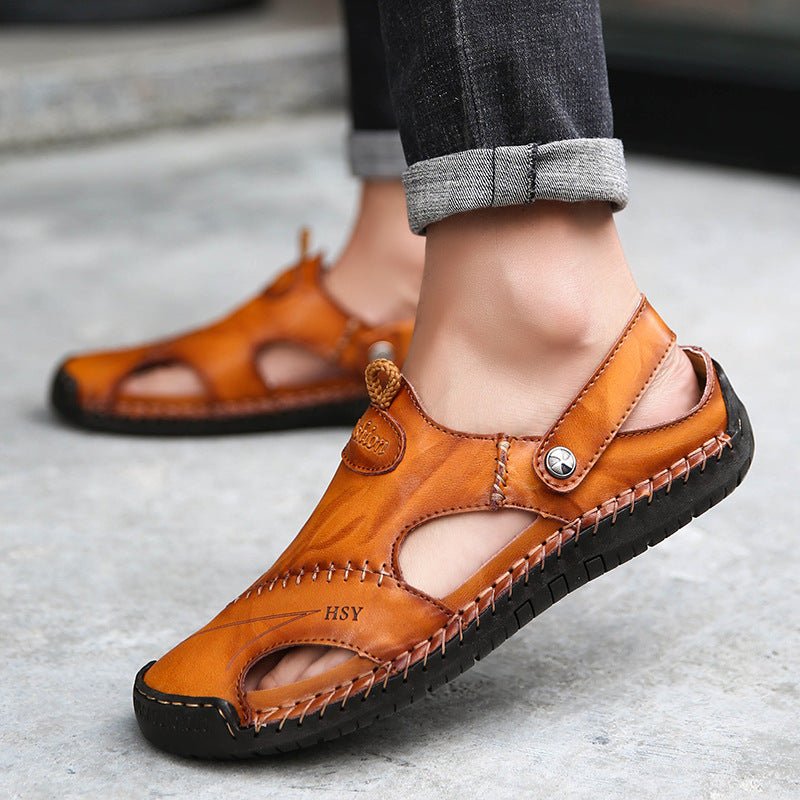 Men's Closed - Toe Sandals - Adjustable Summer Slides Beach Shoes - product type - NovaVisio
