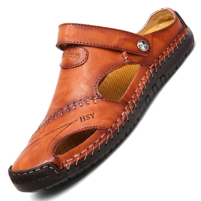 Men's Closed - Toe Sandals - Adjustable Summer Slides Beach Shoes - product type - NovaVisio