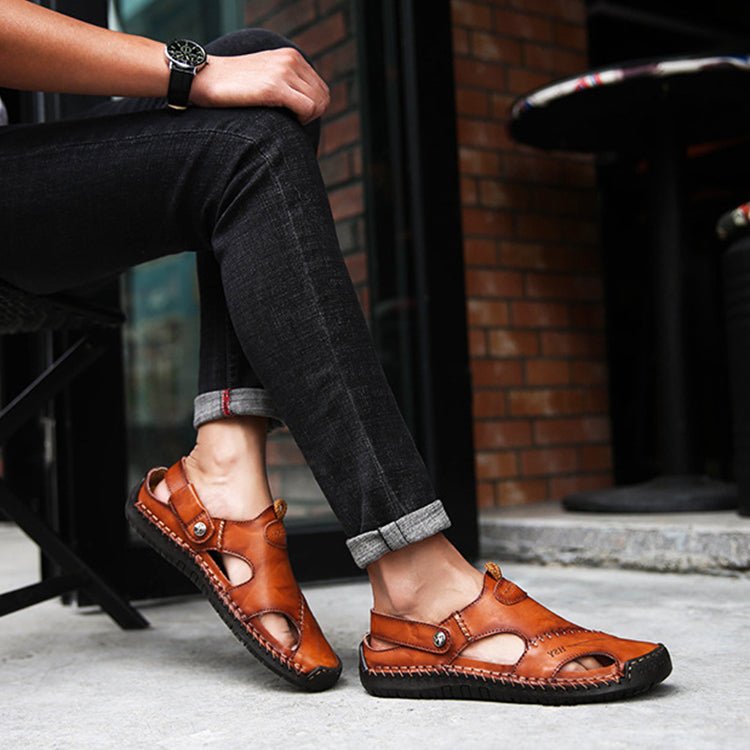 Men's Closed - Toe Sandals - Adjustable Summer Slides Beach Shoes - product type - NovaVisio