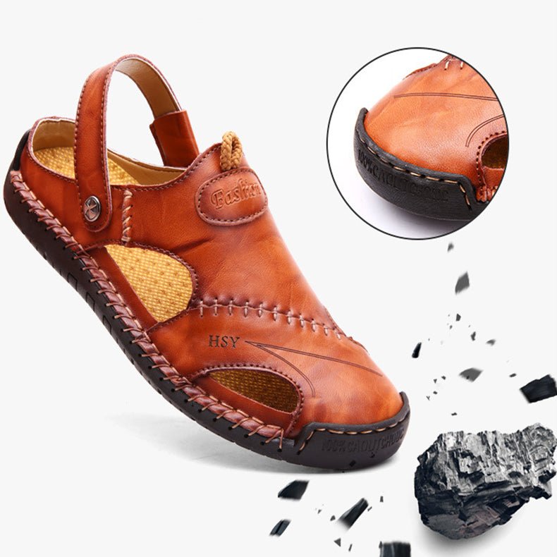 Men's Closed - Toe Sandals - Adjustable Summer Slides Beach Shoes - product type - NovaVisio