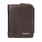 Men's Leather Bifold Wallet - Slim Minimalist with Money Clip & Coin Purse - product type - NovaVisio