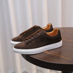 Men's Suede Genuine Leather Versatile Trendy Shoes Black Sports - product type - NovaVisio