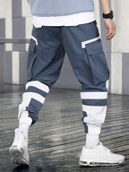 Men's Summer American Trendy Brand Multi - pocket Drawstring Casual Pants - product type - NovaVisio