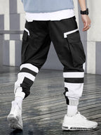 Men's Summer American Trendy Brand Multi - pocket Drawstring Casual Pants - product type - NovaVisio