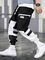 Men's Summer American Trendy Brand Multi - pocket Drawstring Casual Pants - product type - NovaVisio