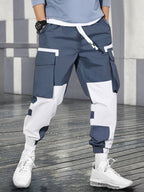 Men's Summer American Trendy Brand Multi - pocket Drawstring Casual Pants - product type - NovaVisio