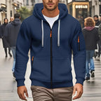 Men's Zip - Up Hoodie - Athletic Fit Hooded Sweatshirt for Sports & Casual Wear - product type - NovaVisio