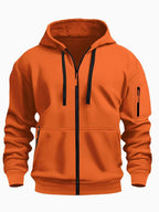 Men's Zip - Up Hoodie - Athletic Fit Hooded Sweatshirt for Sports & Casual Wear - product type - NovaVisio