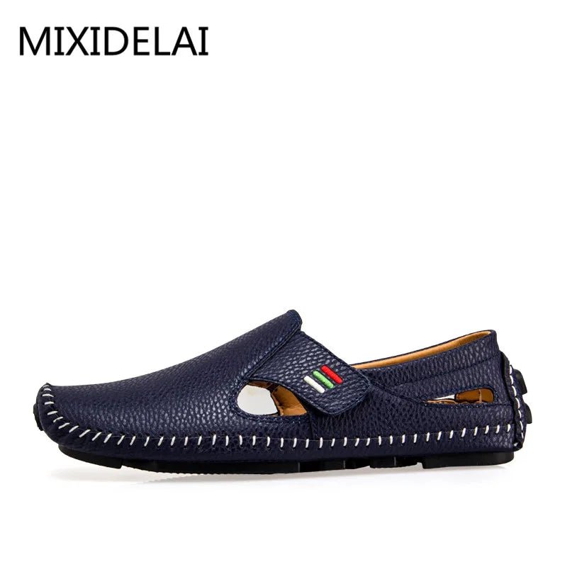 MIXIDELAI Fashion Moccasins For Men Loafers Summer Walking Breathable Casual Shoes Men Hook&loop Driving Boats Men Shoes Flats - product type - NovaVisio