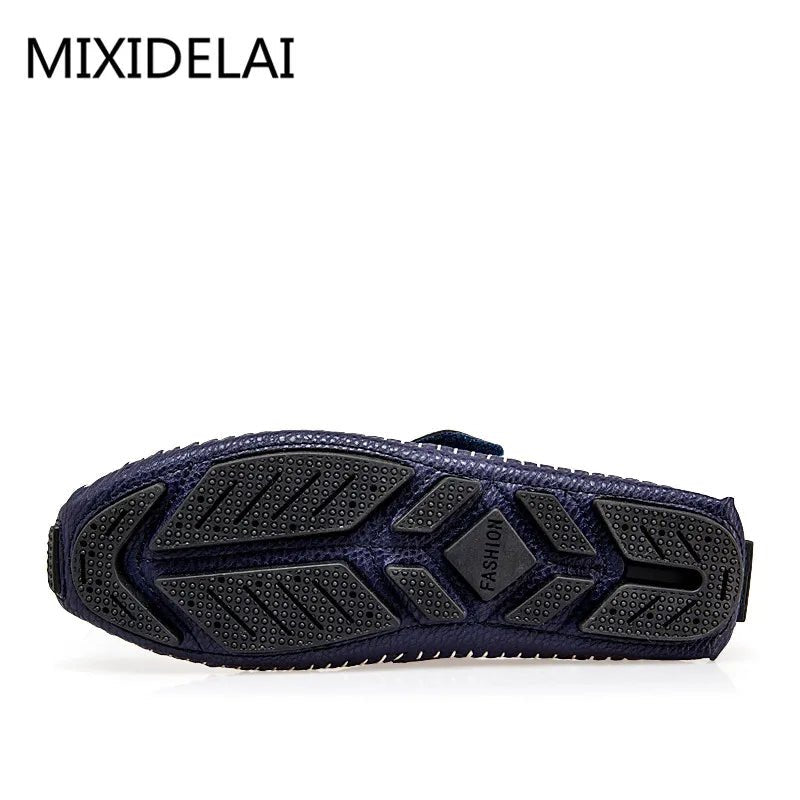 MIXIDELAI Fashion Moccasins For Men Loafers Summer Walking Breathable Casual Shoes Men Hook&loop Driving Boats Men Shoes Flats - product type - NovaVisio