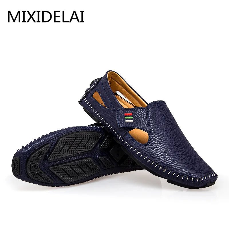 MIXIDELAI Fashion Moccasins For Men Loafers Summer Walking Breathable Casual Shoes Men Hook&loop Driving Boats Men Shoes Flats - product type - NovaVisio