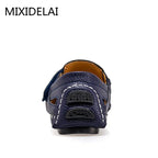 MIXIDELAI Fashion Moccasins For Men Loafers Summer Walking Breathable Casual Shoes Men Hook&loop Driving Boats Men Shoes Flats - product type - NovaVisio