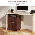 Mobile Printer Stand with Storage - Rolling Cabinet Organizer - product type - NovaVisio