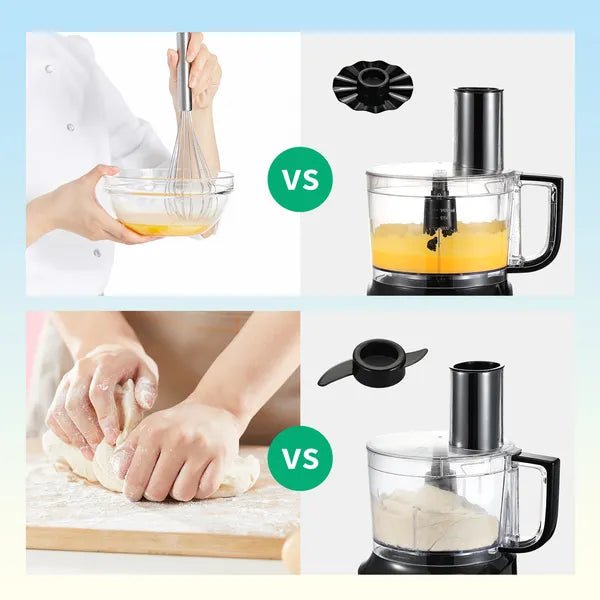 Multifunctional 600W 10Cup Classic Compact Food Processor Chef Machine Mixer Blender - product type - NovaVisio
