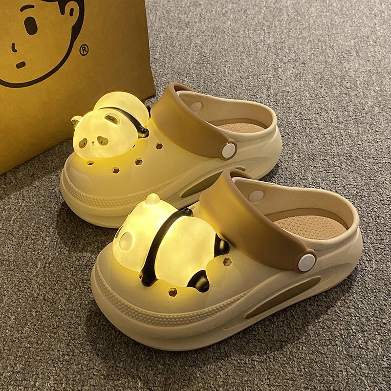 New Spring And Summer Anti - slip Platform Panda Light Hole Shoes For Women - product type - NovaVisio