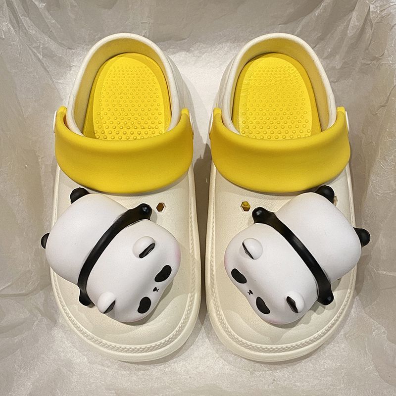 New Spring And Summer Anti - slip Platform Panda Light Hole Shoes For Women - product type - NovaVisio