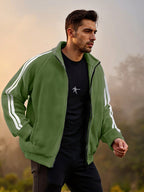 New Zipper Trend Versatile Men's Fleece Jacket - product type - NovaVisio