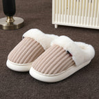 Plush Slippers Winter Thickened Coral Couple - product type - NovaVisio