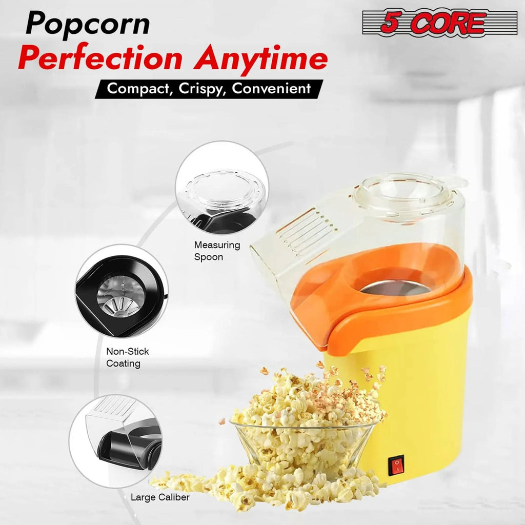 Popcorn Machine 16 Cup Hot Air Popper Mini Portable Electric Pop Corn Maker - product type - NovaVisio