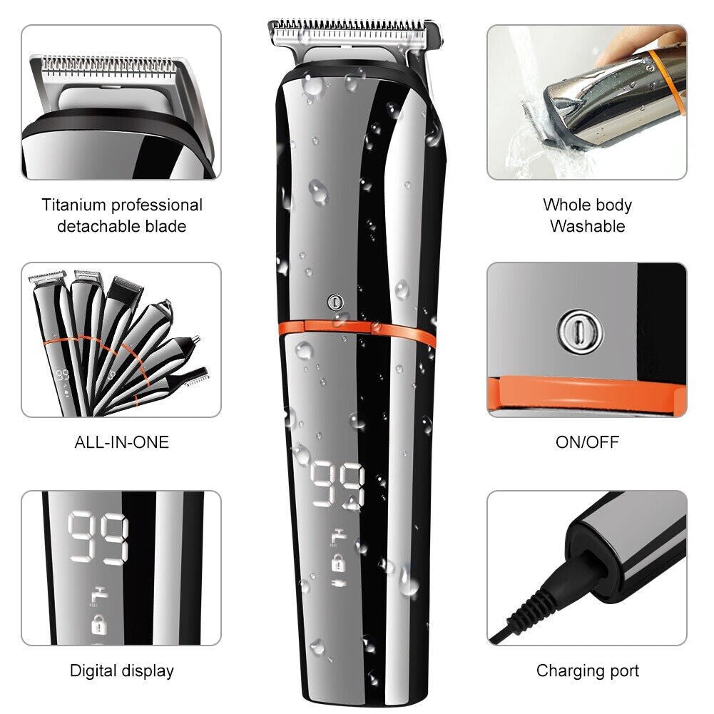 Professional Cordless Hair Clippers - Beard & Hair Trimmer Set with Accessories - product type - NovaVisio