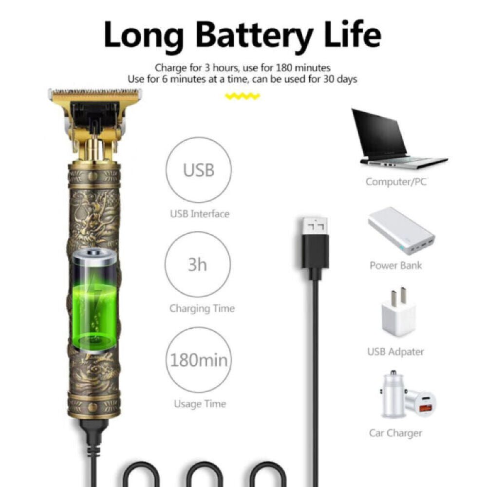 Professional Cordless Hair Clippers - Men's Beard & Hair Trimmer Set - product type - NovaVisio