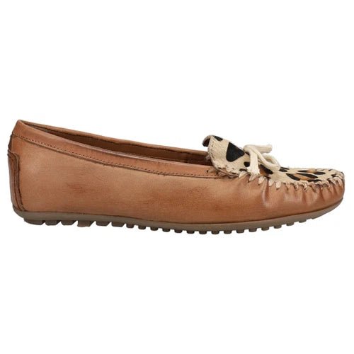 Roper Lilly Leopard Moccasins Womens Brown Flats Casual 09 - 021 - 0990 - 2913 - product type - NovaVisio