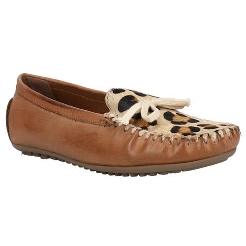 Roper Lilly Leopard Moccasins Womens Brown Flats Casual 09 - 021 - 0990 - 2913 - product type - NovaVisio