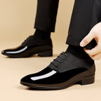 Shiny Surface Soft Sole Shoes Male - product type - NovaVisio