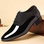 Shiny Surface Soft Sole Shoes Male - product type - NovaVisio