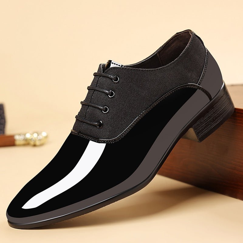 Shiny Surface Soft Sole Shoes Male - product type - NovaVisio
