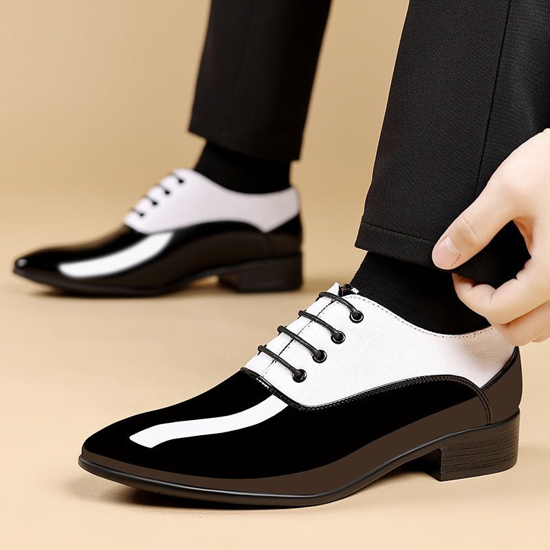 Shiny Surface Soft Sole Shoes Male - product type - NovaVisio