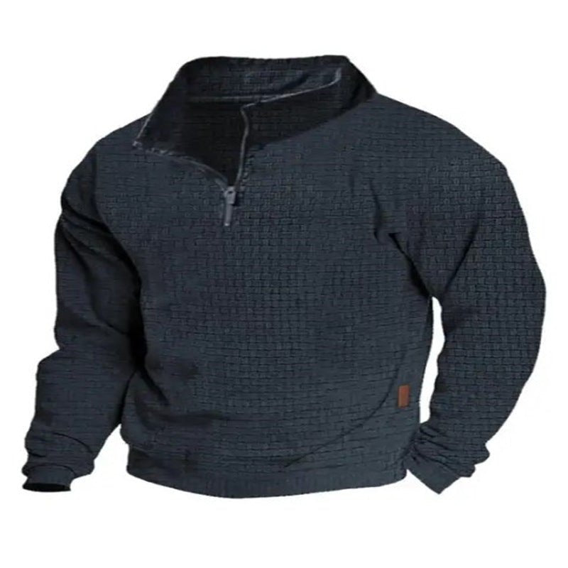 SpringAutumn European Men's Casual Stand - up Collar Long - sleeved Sweatshirt - product type - NovaVisio