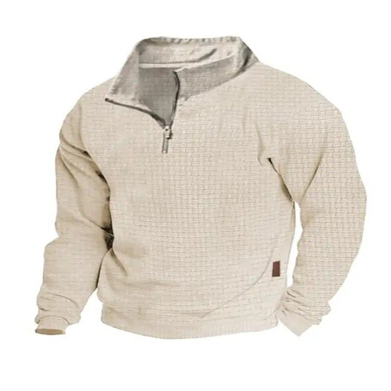 SpringAutumn European Men's Casual Stand - up Collar Long - sleeved Sweatshirt - product type - NovaVisio