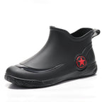 Stylish short - top men's rain boots, low - cut, non - slip and waterproof. - product type - NovaVisio