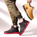 Stylish short - top men's rain boots, low - cut, non - slip and waterproof. - product type - NovaVisio