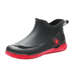 Stylish short - top men's rain boots, low - cut, non - slip and waterproof. - product type - NovaVisio