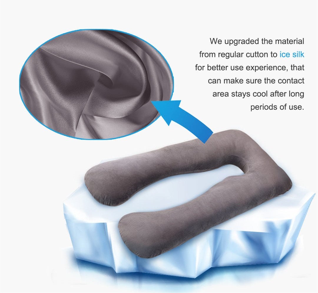 Summer Sleeping Support Pillow For Pregnant Women U Shape Maternity Pillows Pregnancy Ice Silk - product type - NovaVisio