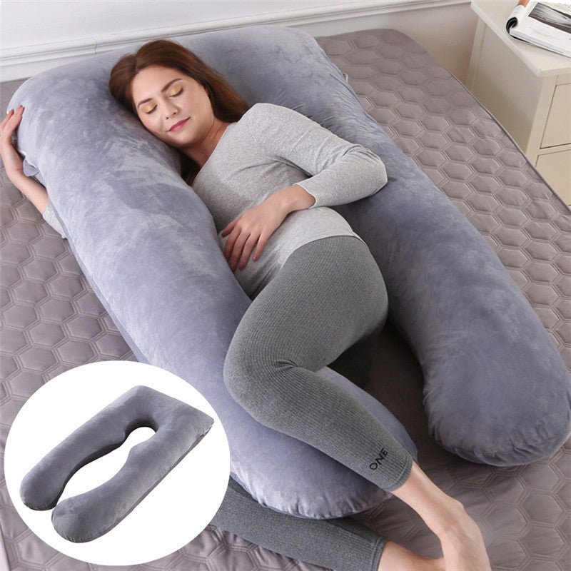 Summer Sleeping Support Pillow For Pregnant Women U Shape Maternity Pillows Pregnancy Ice Silk - product type - NovaVisio