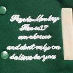 Toddler Baseball Jacket - Embroidered Letter Print Varsity Coat, Unisex - product type - NovaVisio