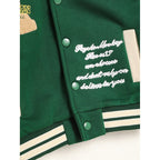 Toddler Baseball Jacket - Embroidered Letter Print Varsity Coat, Unisex - product type - NovaVisio