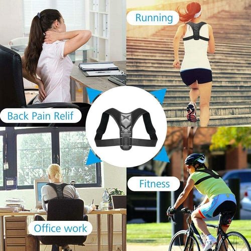 Unisex Adjustable Back Posture Corrector - product type - NovaVisio