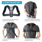 Unisex Adjustable Back Posture Corrector - product type - NovaVisio