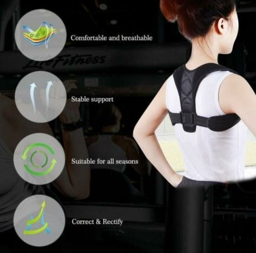 Unisex Adjustable Back Posture Corrector - product type - NovaVisio