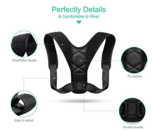 Unisex Adjustable Back Posture Corrector - product type - NovaVisio