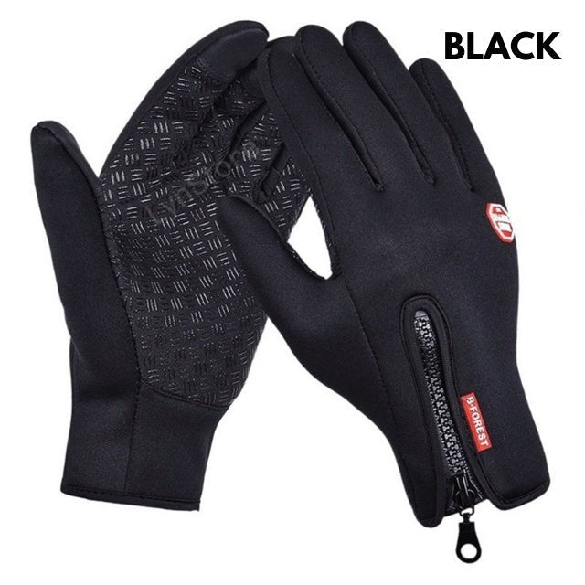 Waterproof Winter Gloves - Touchscreen Fleece - Lined Motorcycle & Sports Gloves - product type - NovaVisio