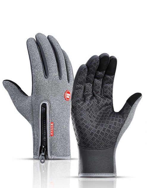 Waterproof Winter Gloves - Touchscreen Fleece - Lined Motorcycle & Sports Gloves - product type - NovaVisio