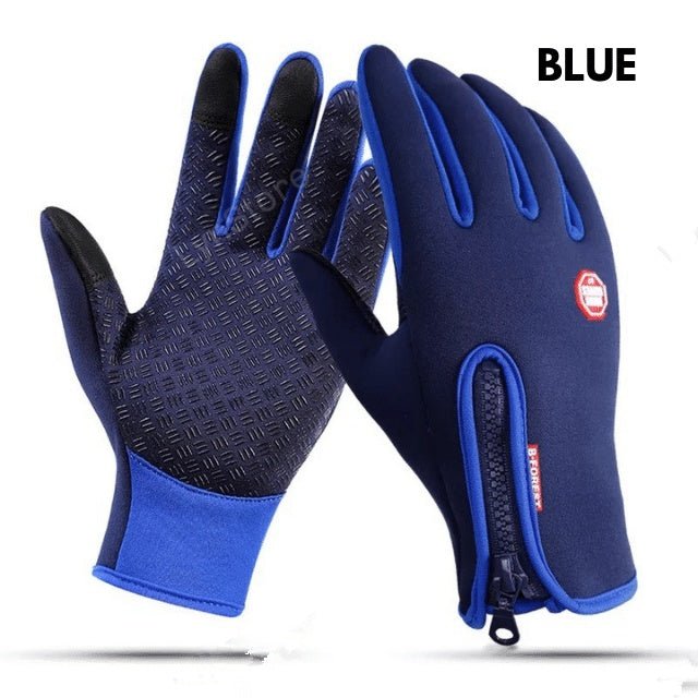Waterproof Winter Gloves - Touchscreen Fleece - Lined Motorcycle & Sports Gloves - product type - NovaVisio