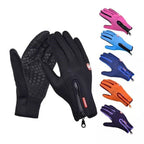 Waterproof Winter Gloves - Touchscreen Fleece - Lined Motorcycle & Sports Gloves - product type - NovaVisio
