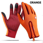 Waterproof Winter Gloves - Touchscreen Fleece - Lined Motorcycle & Sports Gloves - product type - NovaVisio